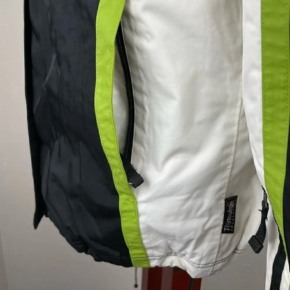 Crane Sports Hooded Ski/Snowboard Jacket Size M EUC